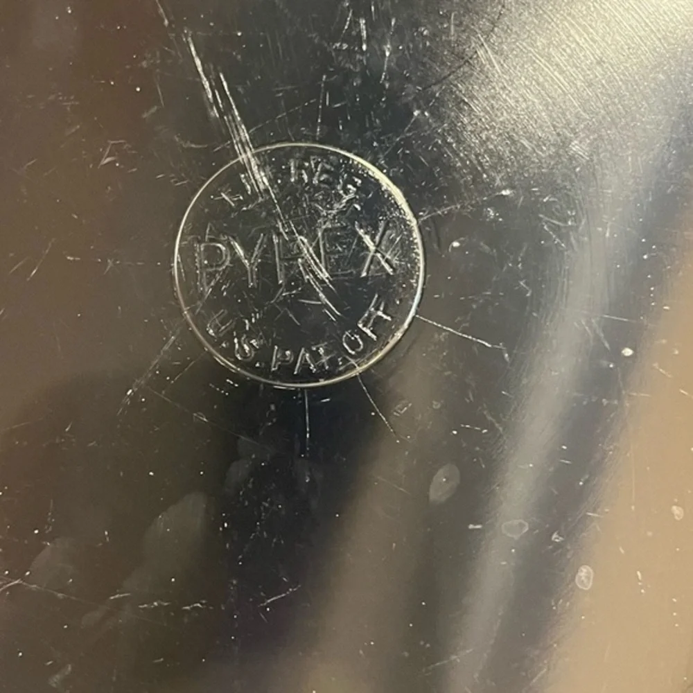 Pyrex vintage clear